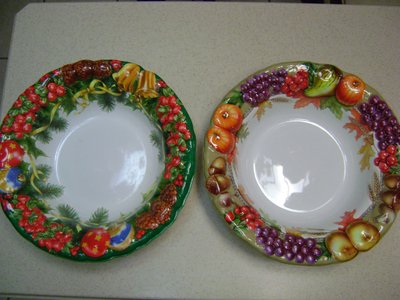 Festive Thanksgiving & Christmas Potato Chip Bowls in Baumholder