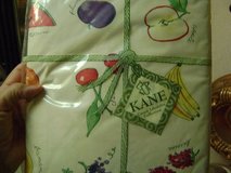 Pretty Tablecloth - Fruit // Vegetable Theme -- Oblong 52 x 90 in Kingwood, Texas