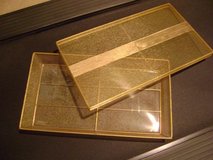 Estee Lauder Gold Mesh Lidded Box in Kingwood, Texas